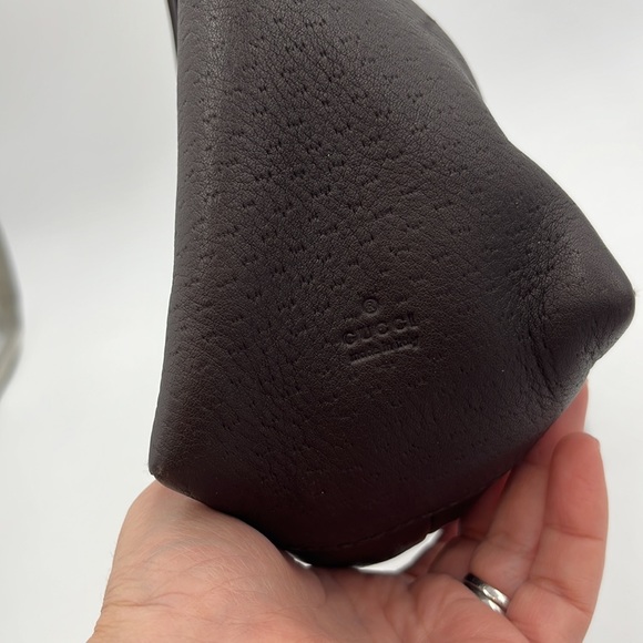 Authentic Gucci Brown Leather Shoulder Bag EUC - Picture 6 of 17